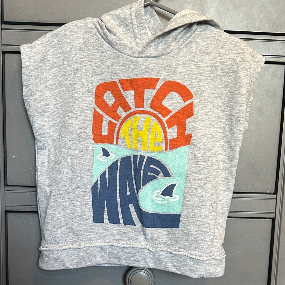 Summer Gray Catch the Wave Kids Hoodie